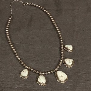 SOLD Dry Creek Turquoise Sterling Necklace
